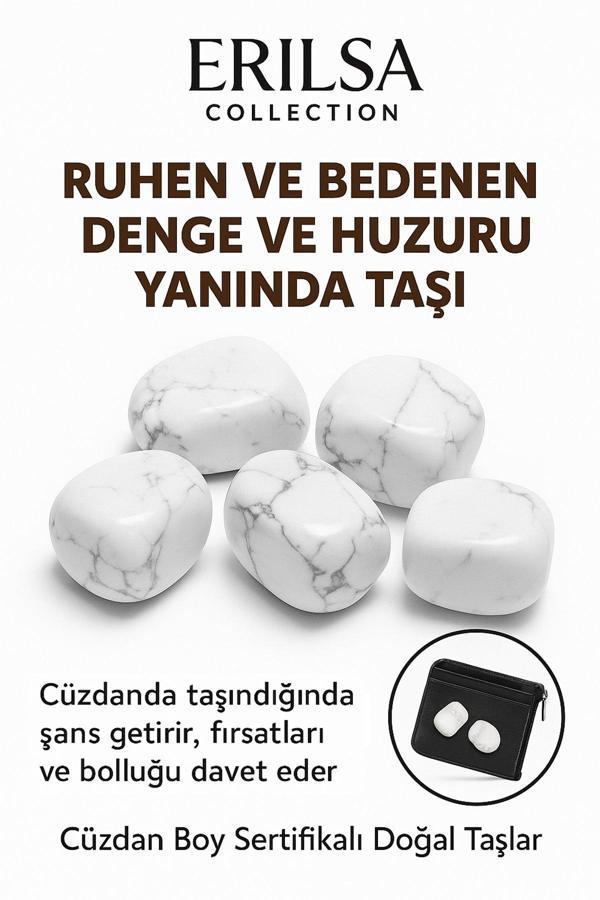 Sertifikalı Cüzdan Boy Havlit Taşı Kütle - Sakinlik ve Stres Azaltıcı Etki Sağlar - Image 1