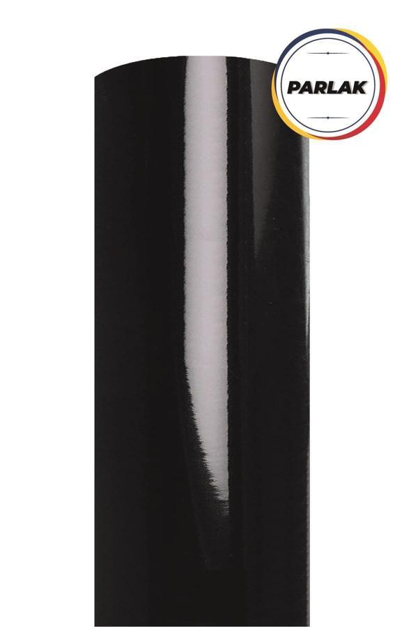 Ecce Parlak Siyah Kendinden Yapışkanlı Kaplama Folyosu 61 Cm X 1 Mt - Image 1