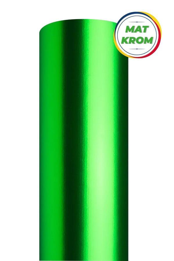 Ecce Mat Krom Yeşil Yapışkanlı Folyo 152 Cm X 1 Mt - Image 1