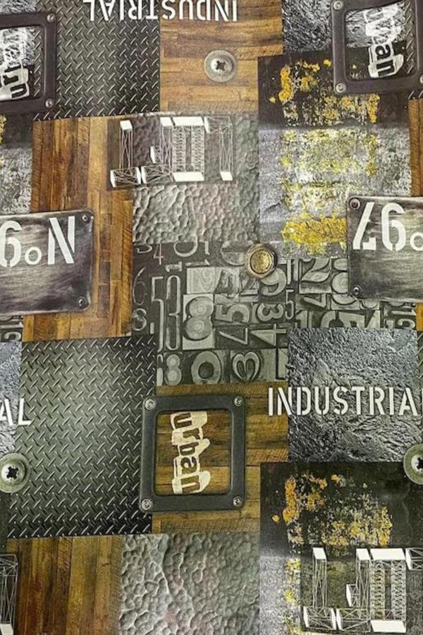 Ecce Desenli Kendinden Kendinden Yapışkanlı Kaplama Folyosu 45 Cm X 1 Mt Elf133 - Image 1