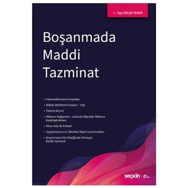 Boşanmada Maddi Tazminat İlgin Biçer Yener 2020/08 - Seçkin Yayıncılık - Image 1