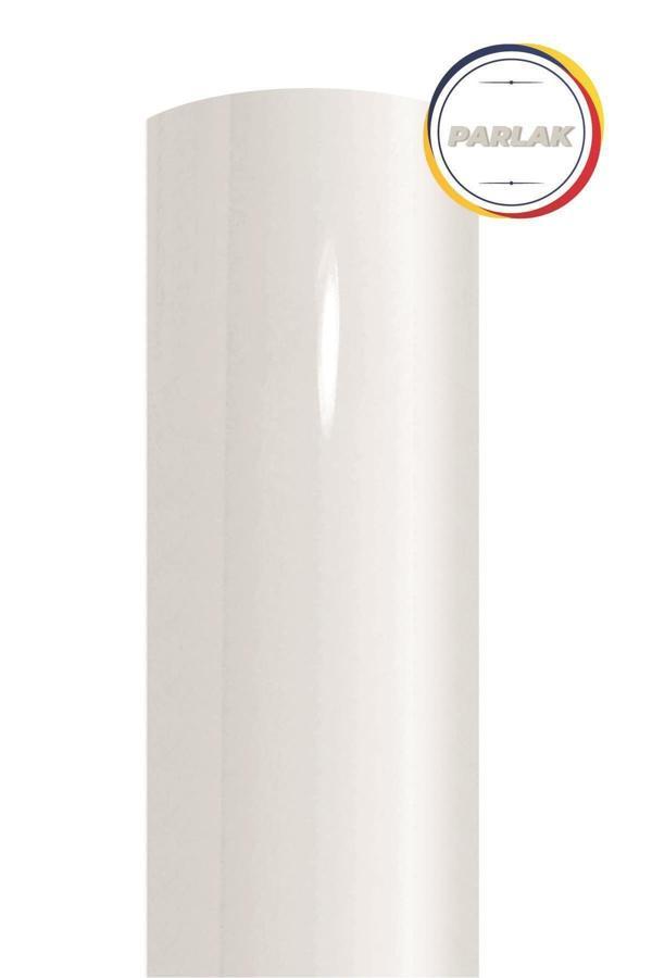 Ecce Parlak Beyaz Kendinden Yapışkanlı Kaplama Folyosu 100 Cm X 3 Mt - Image 1