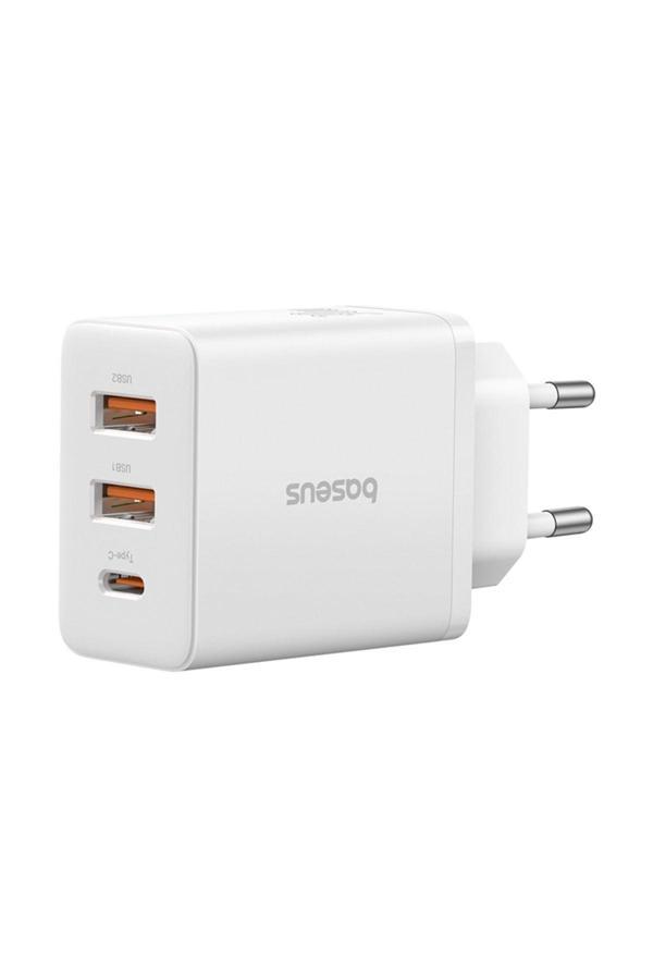Baseus Cube Hızlı Şarj Cihazı 2U+C 30W - Image 1