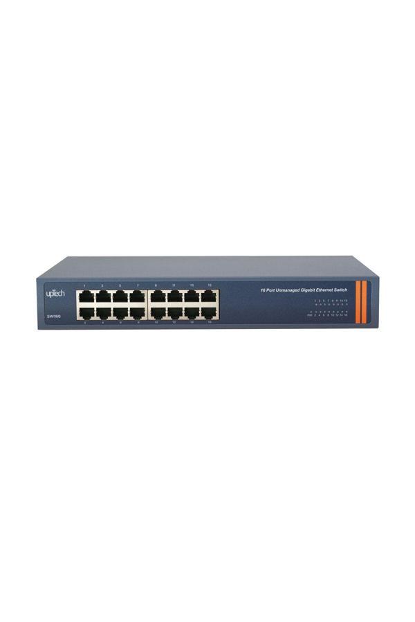 Uptech 16 Port 10/100/1000Mbps Yönetilemeyen Ethernet Switch - Image 1