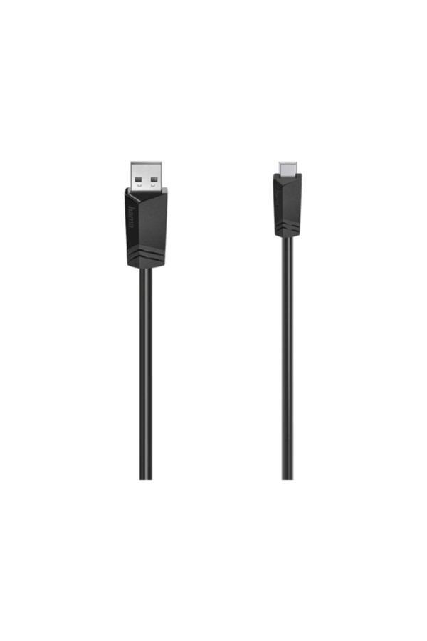 Hama Hm.200606 Usb 2.0 A Fiş - Mini B Fiş 1.8M Usb Kablosu Siyah - Image 1
