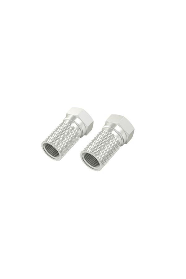 Hama Sat Kablosu Ucu F Fiş 6.5Mm Vidalı 2 Parça - Image 1