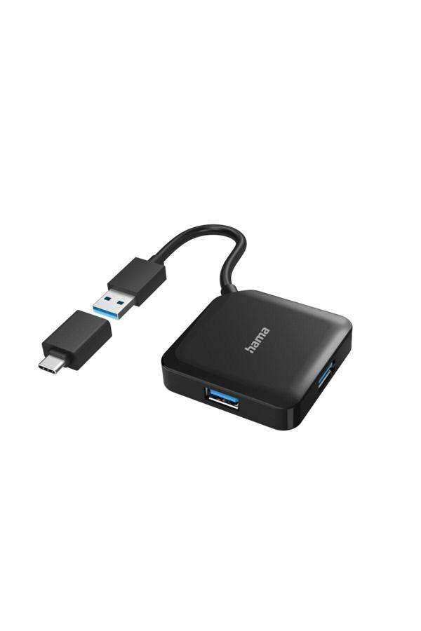 Hama Usb Hub, 4 Ports, Usb 3.2, 5Gbit, Usb-C Adaptör - Image 1