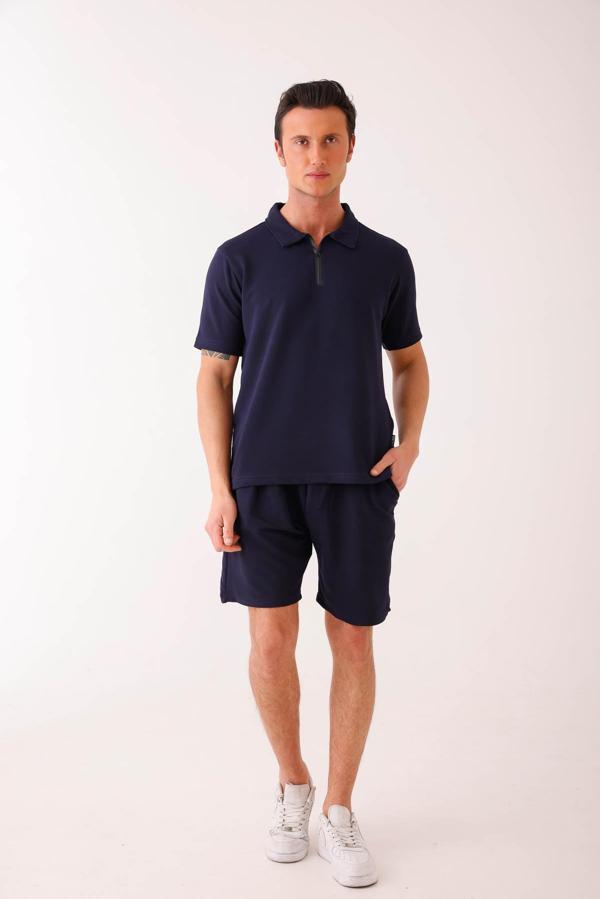 SOLARISCO Şort Takım - Lacivert - Image 1