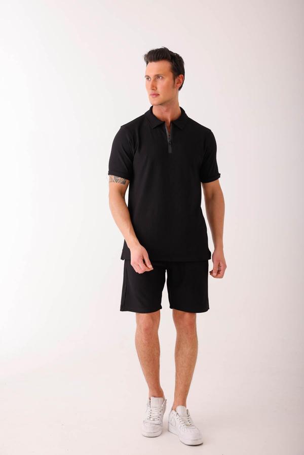 SOLARIA Şort Takım - Siyah - Image 1