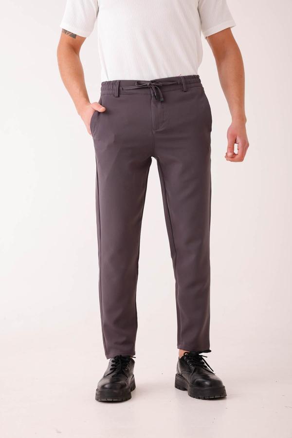 SPLENDOR Bağcıklı Pantolon - Antrasit - Image 1