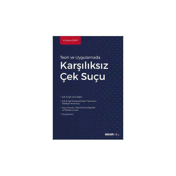 Karşılıksız Çek Suçu Şebnem Şahin 2020/01 - Seçkin Yayıncılık - Image 1