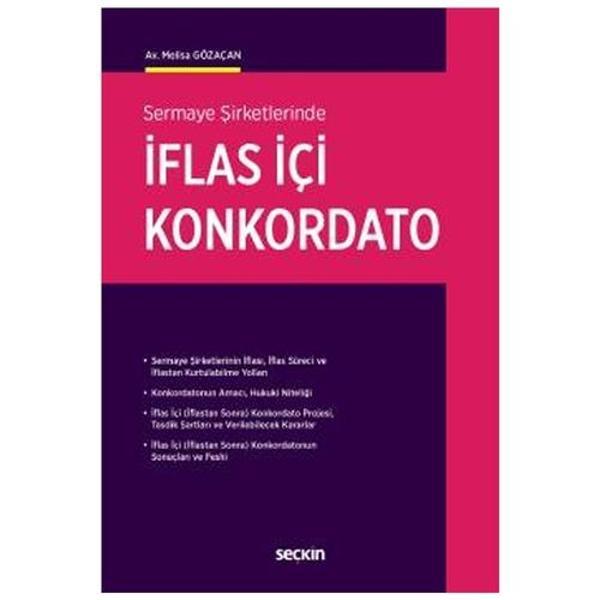 İflas İçi Konkordato Melisa Gözaçan 2021/05 - Seçkin Yayıncılık - Image 1