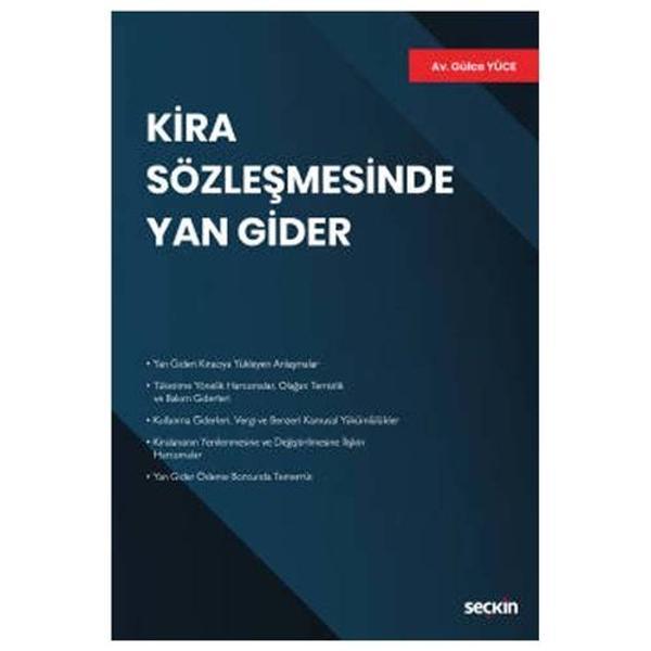 Kira Sözleşmesinde Yan Gider Gülce Yüce 2020/10 - Seçkin Yayıncılık - Image 1