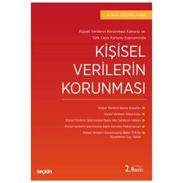 Kişisel Verilerin Korunmasi (2.Baskı) Sinem Göçmen Uyarer 1 2020/09 - Seçkin Yayıncılık - Image 1