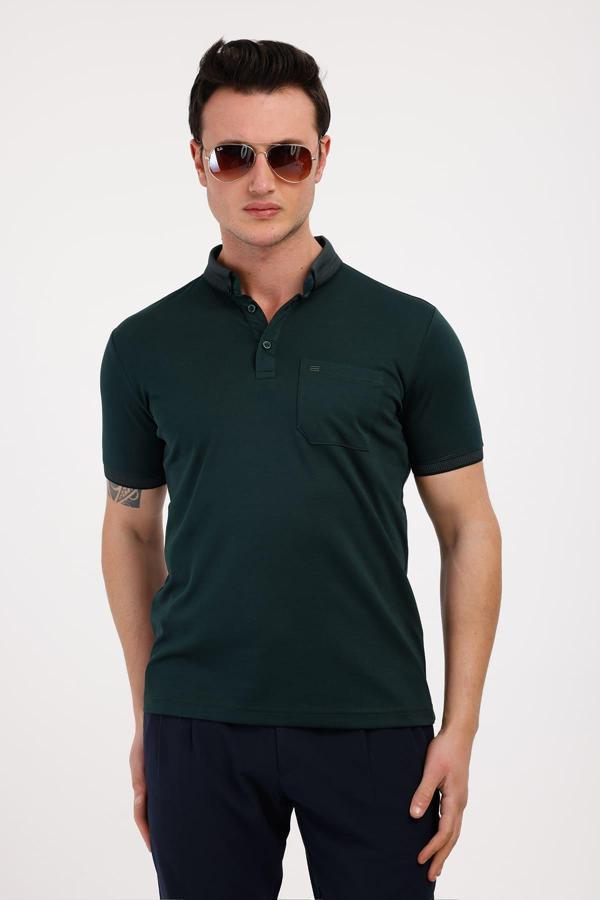 MAGNUS Polo Yaka Pamuklu Tişört - Yeşil - Image 1