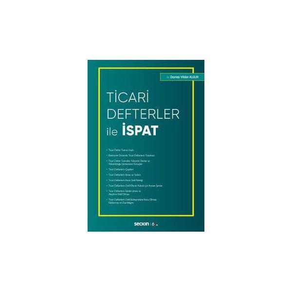 Ticari Defterler İle İspat Zeynep Vildan Algur 2020/01 - Seçkin Yayıncılık - Image 1