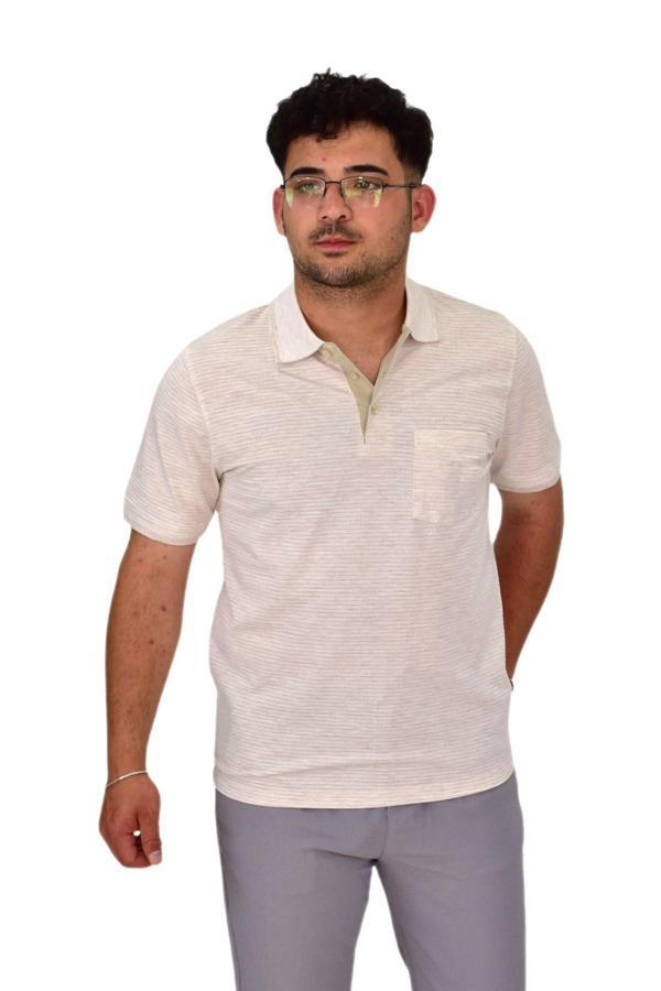 Erkek Polo Yaka Düğmeli Tişört t-224 BGL-ST04590 - Image 1