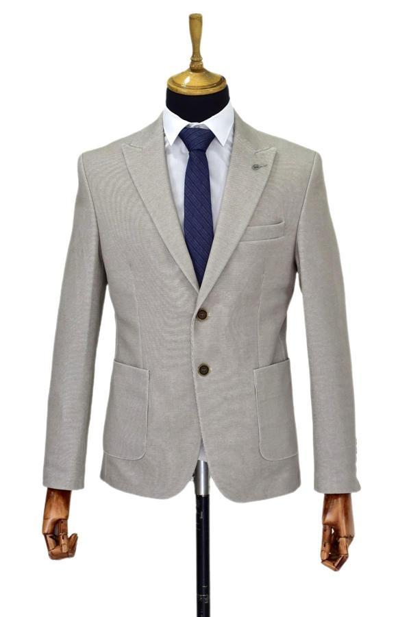 Erkek Tek Spor Ceket Çift Yırtmaçlı BGL-ST04512 - Image 1