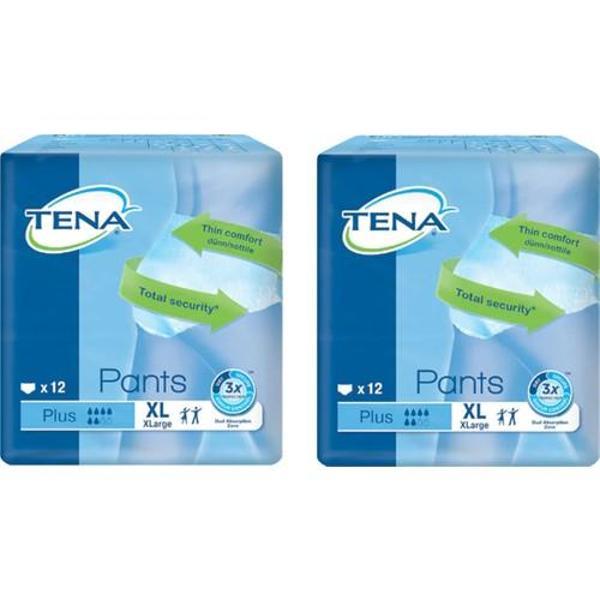 Tena Proskin Pants Plus 6 damla Emici Külot Ekstra Büyük Boy Xlarge 12'li 2 paket / 24 adet - Image 1