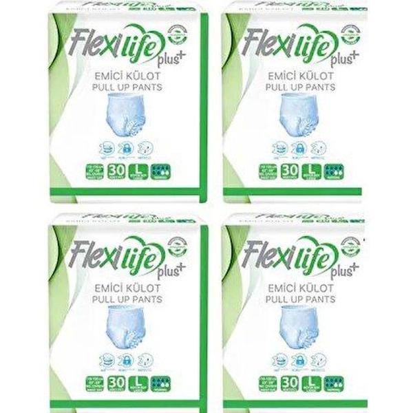 Flexilife Plus Emici Külot Büyük Boy Large 30'lu 4 paket / 120 adet - Image 1