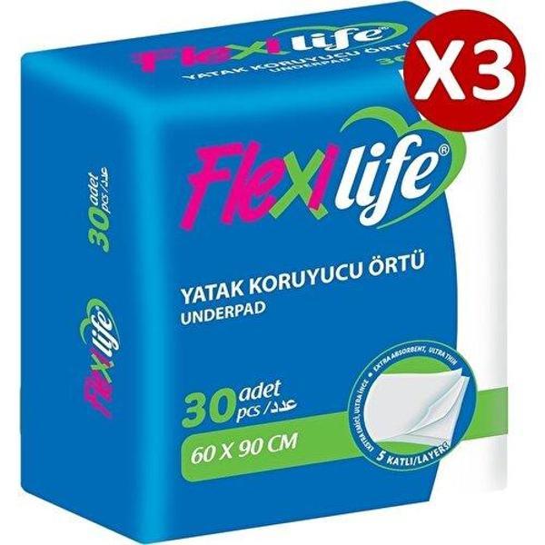 Flexilife Yatak Koruyucu Örtü 60x90 30'lu 3 paket / 90 adet - Image 1