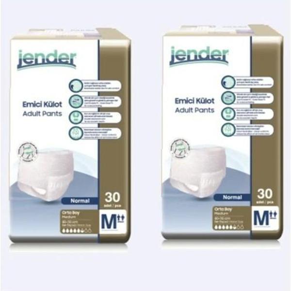 Jender Emici Külot Medium Orta Boy 30'lu 2 paket / 60 adet  - Image 1