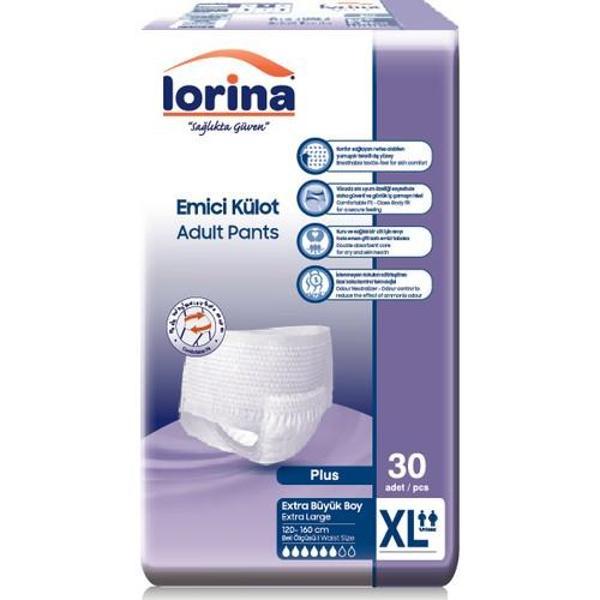 Lorina Emici Külot Hasta Bezi Xlarge 30 Adet - Image 1