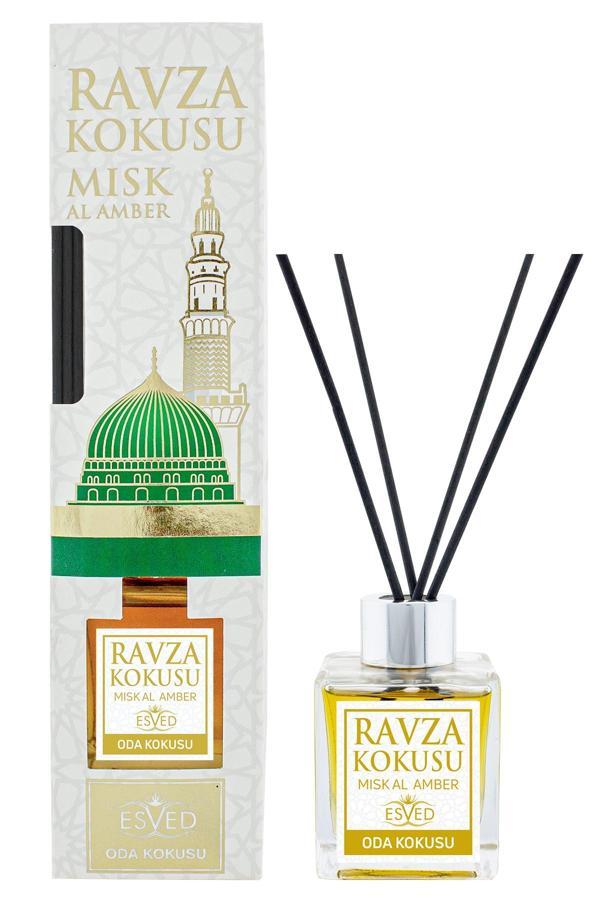 Medine Ravza Kokusu 100 Ml Çubuklu Oda Kokusu Medine Ravza Kokusu Sabun 20 Gram Hediyeli - Image 1