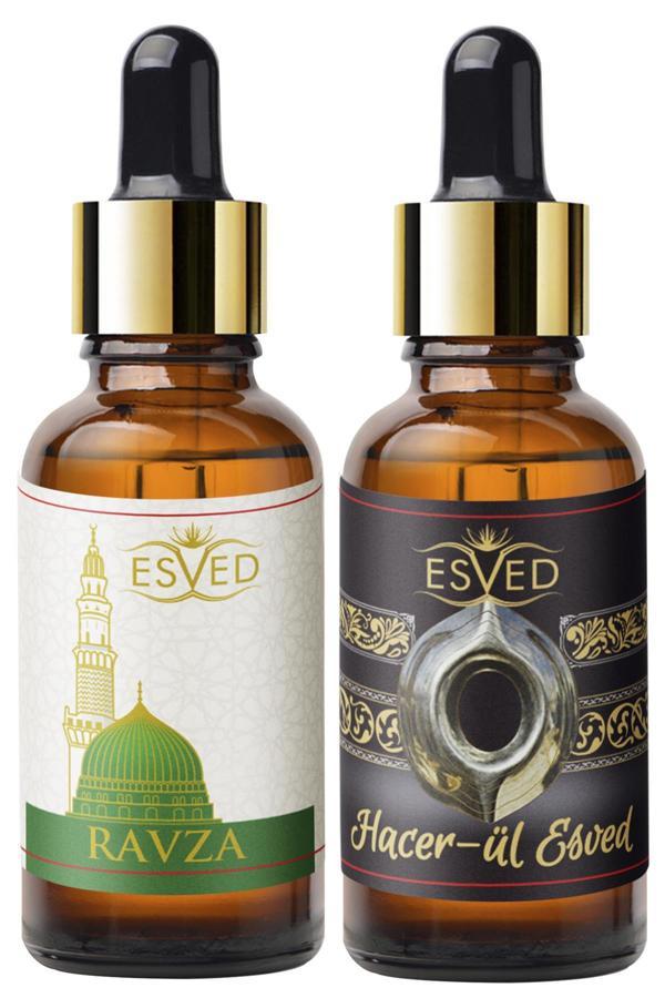Medine Ravza Kokusu Ve Hacerül Esved Kokusu Saf Esansiyel Uçucu Yağ Buhurdanlık Yağı Difüzör Esansı Aromaterapi Ortam Ko - Image 1