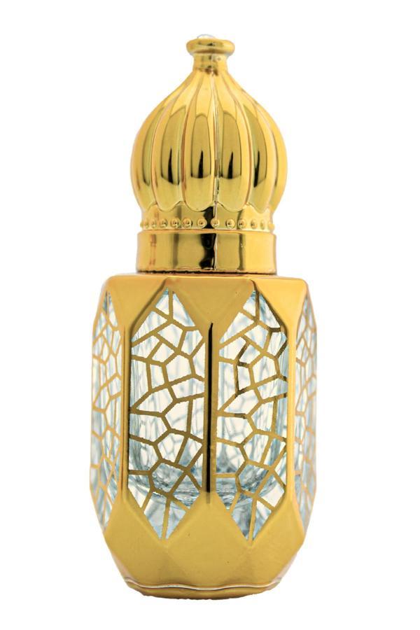 Parfüm Esans Cam Şişesi Gold Boş Esans Şişesi 8 Ml. Premium A108-8ML-1 - Image 1