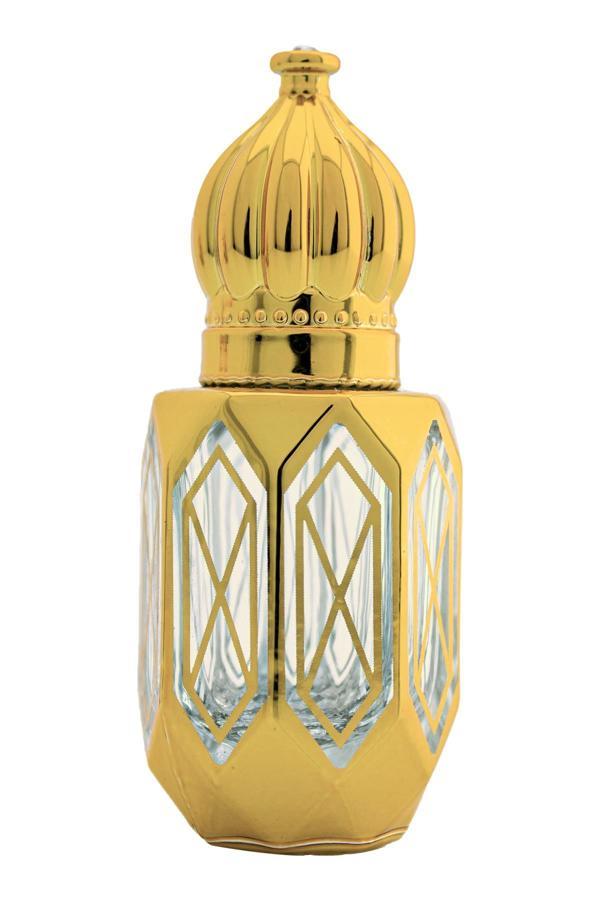 Parfüm Esans Cam Şişesi Gold Boş Esans Şişesi 8 Ml. Premium A108-8ML-2 - Image 1