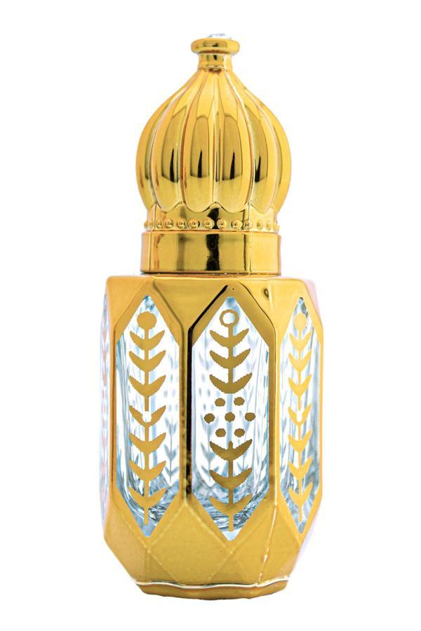 Parfüm Esans Cam Şişesi Gold Boş Esans Şişesi 8 Ml. Premium A108-8ML-3 - Image 1