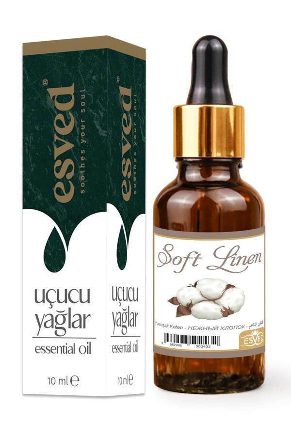 Yumuşak Keten Kokusu Saf Esansiyel Uçucu Yağ Buhurdanlık Yağı Difüzör Esansı Aromaterapi Ortam Koku 10ml - Image 1