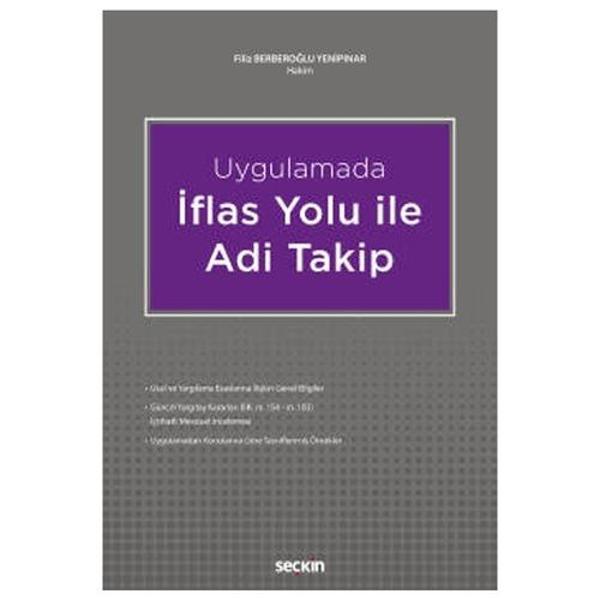Uygulamada İflas Yolu İle Adi Takip Filiz Berberoğlu Yenipınar 90 2020/09 - Seçkin Yayıncılık - Image 1