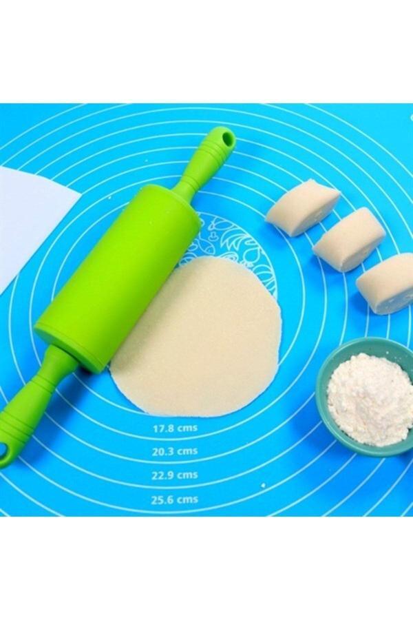 Relatos 40*50 Cm Silikon Ölçekli Kullanımı Kolay Hamur Açma Matı Ekmek Mantı Makarna Hamuru Yoğurma Matı - Image 1