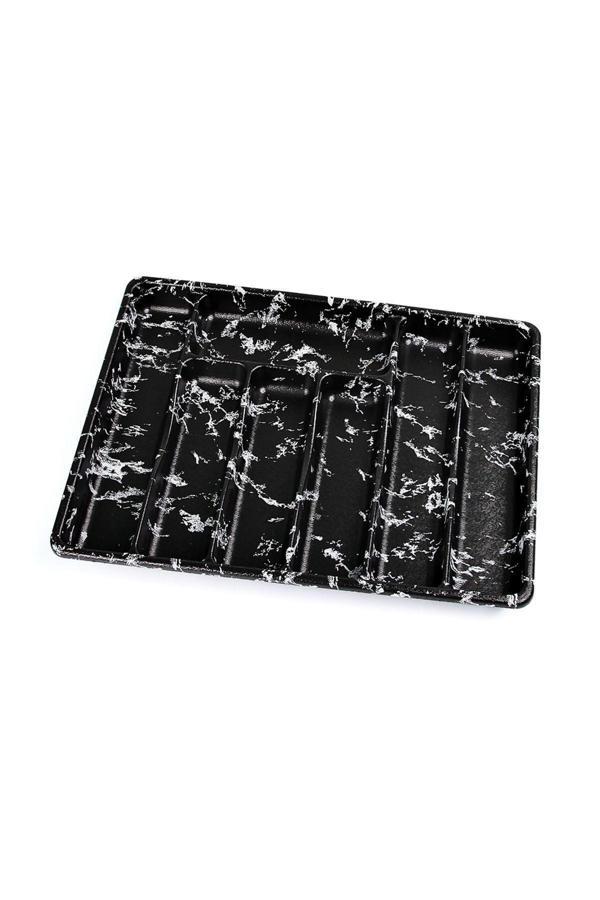 Relatos Büyük - Siyah - 7 Bölmeli Çekmece İçi Kaşıklık 50X37Cm (4415) - Image 1