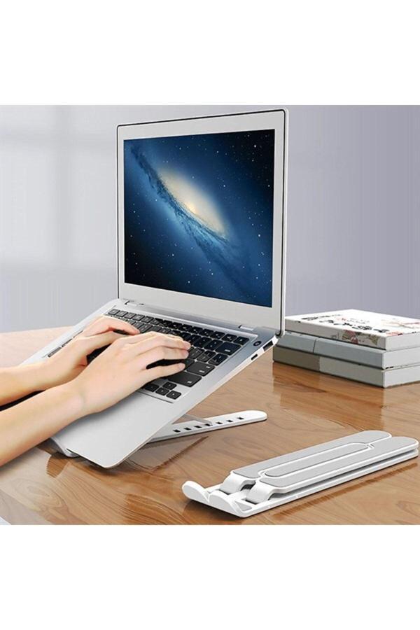 Relatos Ayarlanabilir Plastik Dizüstü Destek Tabanı Katlanabilir Taşınabilir Laptop Sehpası Yükseltici - Image 1
