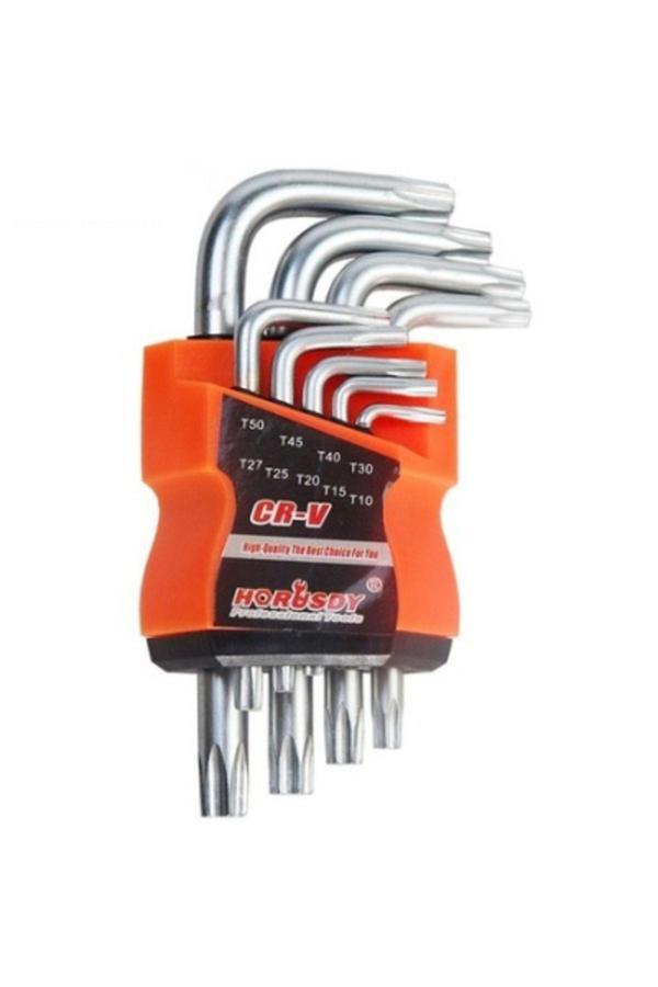 Relatos 9 Parça  İyi Crv Kısa Yıldız Alyan Torx Key Set (4415) - Image 1