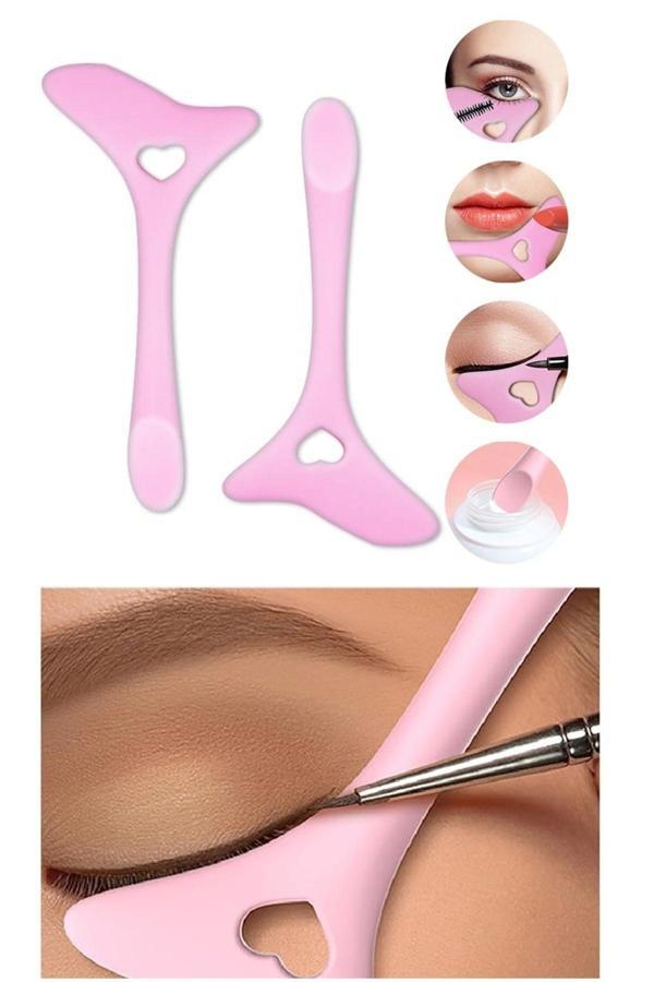 Relatos Çok Fonksiyonlu Makyaj Aplikatörü Rimel Eyeliner Ruj Sürme Aparatı - Maske Krem Spatulası - Image 1