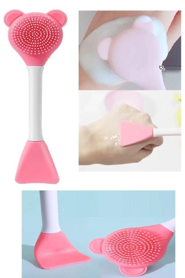 Relatos 1 Adet Cilt Yüz Temizleme Masaj Fırçası Krem Maske Sürme Spatulası Aparatı Fırçası Peeling Gözenek - Image 1