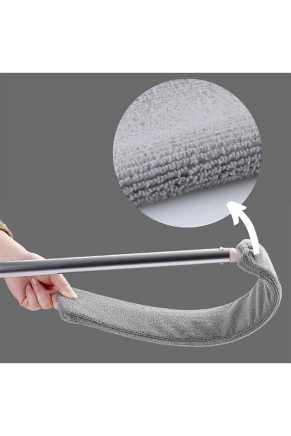 Relatos Esnek Bükülü Sihirli Mikrofiber Başlıklı Girintili Yüzey Dip Köşe Raf Temizle Mopu Toz Alma Fırçası - Image 1