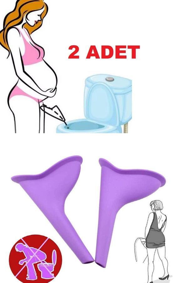 Relatos 2Li Hamileler İçin Ayakta İşeme Aparatı Hijyenkirli Tuvalet Kamp Acil Trafikte Hijyenik İdrar Hunisi - Image 1