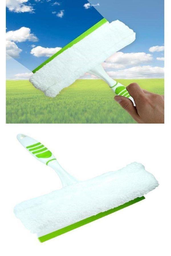 Relatos Çekçekli Mikrofiber Çift Taraflı Cam Silme Mopu - Image 1