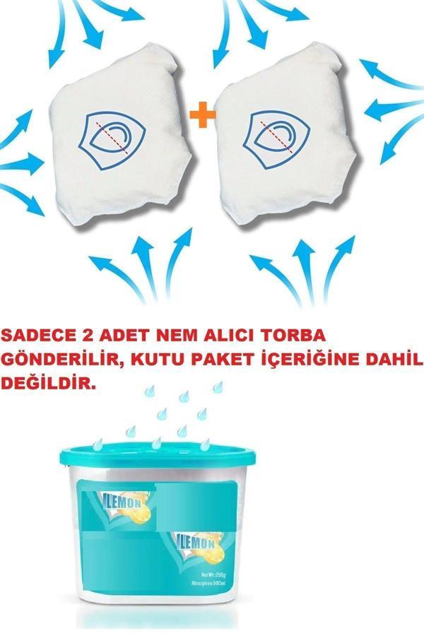 Relatos 2Li Nem Alıcı Yedek Torba (100 Gr 100 Gr)- 600 Ml Nem Alıcı Kutulara Uyumlu -Sadece Torba - Image 1