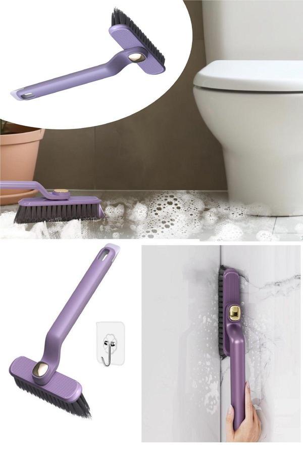 Relatos 360 Derece Dönen Cımbızlı Askılı Fırça Çok Amaçlı Tuvalet Banyo Temizlik Fırçası - Image 1