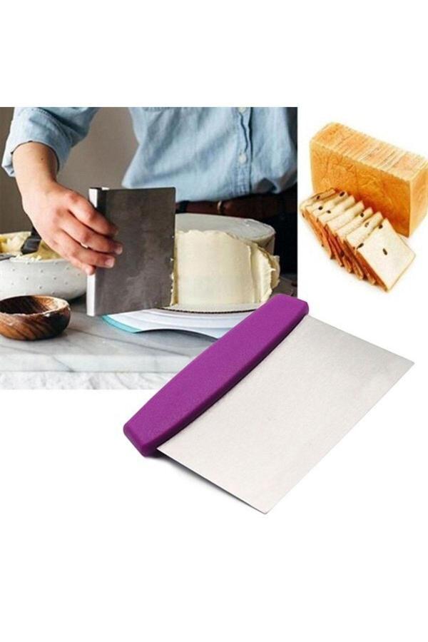 Relatos Çelik Hamur Kesici Kazıyıcı Pasta Kek Dekorasyon Spatula Aleti - Image 1