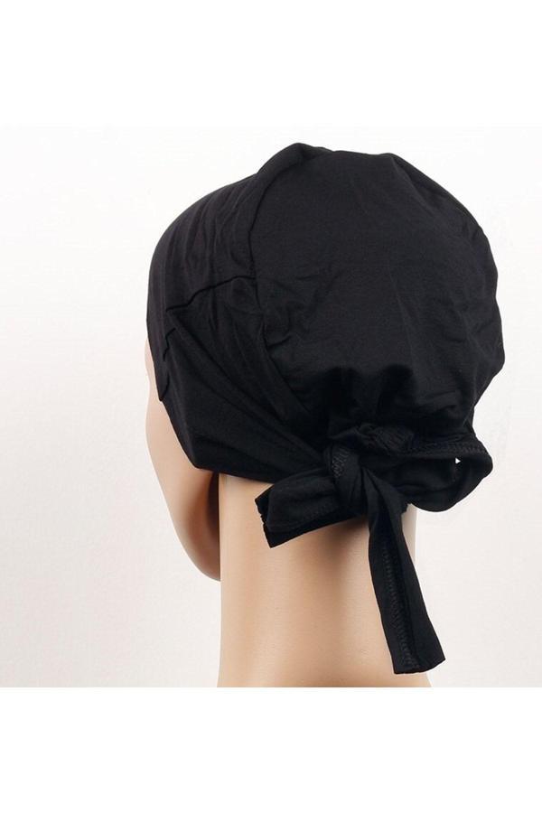 Relatos Dikişsiz Bağlamalı Tesettür Bone - Bağlamalı Bandana 5 Adet - Image 1