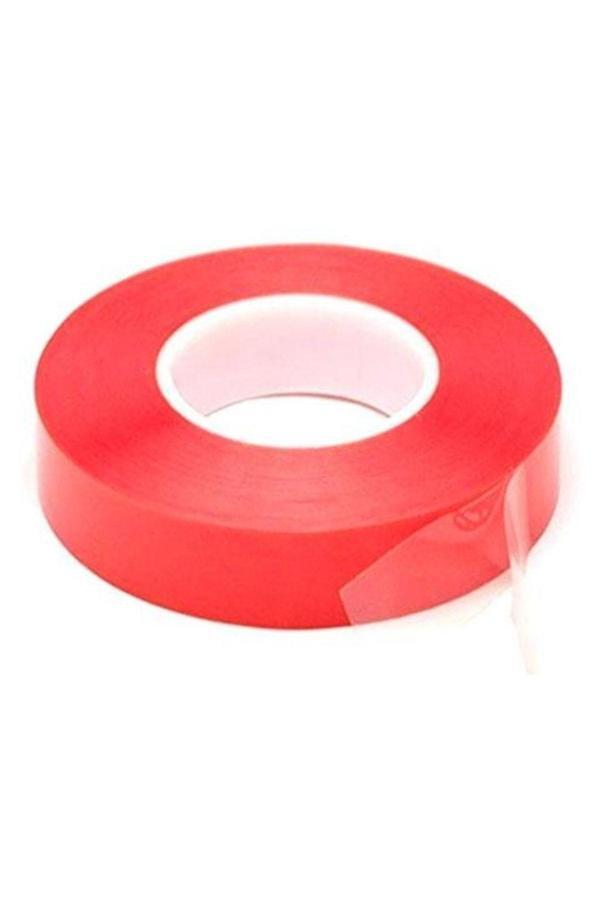 Relatos Çift Taraflı Akrilik Silikonize Bant 18 Mm X 2 Metre Kırmızı Vhb - Image 1