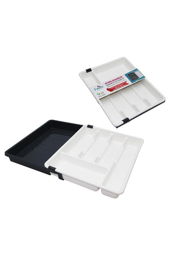 Relatos Kayar Kaşıklık Ayarlanabilir Çekmece İçi  48X28,5Cm (4415) - Image 1