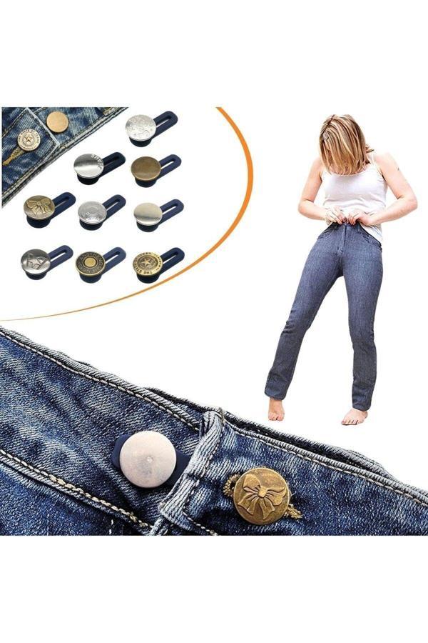 Relatos Beden Büyülten- Küçülten Düğme Seti 10 Adet Yedek Kot Düğme Seti - Image 1